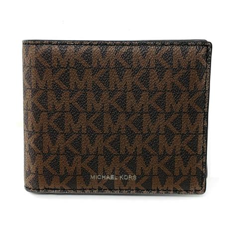 Michael Kors Men's Cooper Billfold with Passcase Wallet (Brown)